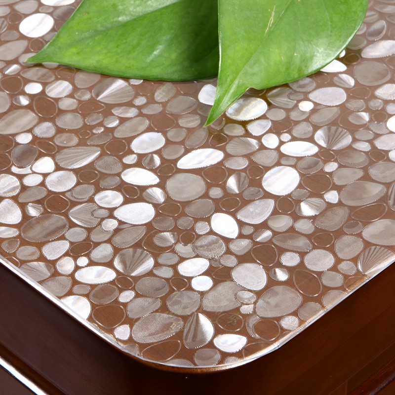 PVC塑料软玻璃餐桌垫茶几垫长方形轻奢桌布防水防油免洗