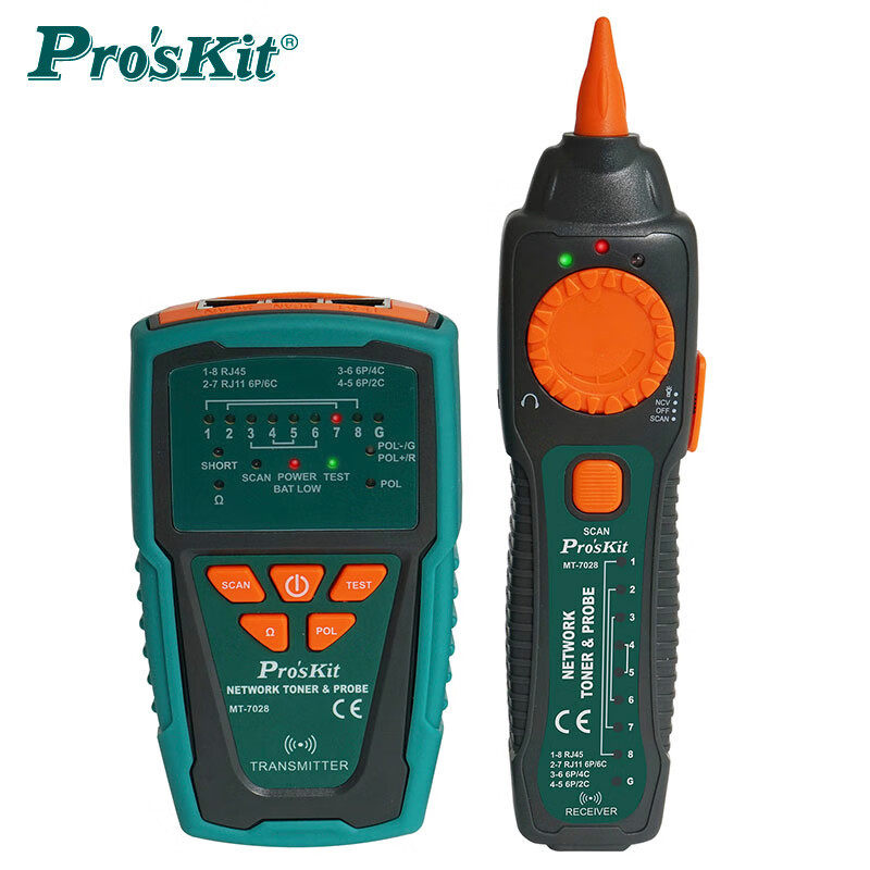 Pro'sKit宝工MT-7028-C音频查线器测线器电话网络寻线仪测试器