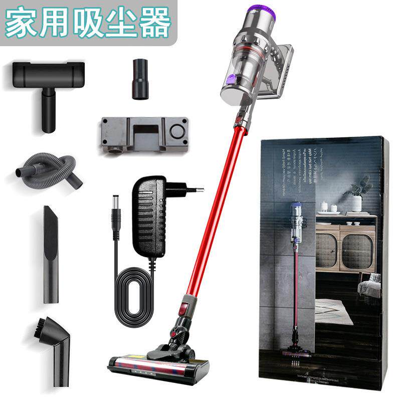 无线电动地板刷便携手持式家车两用吸尘器挂壁充电式车载吸尘器