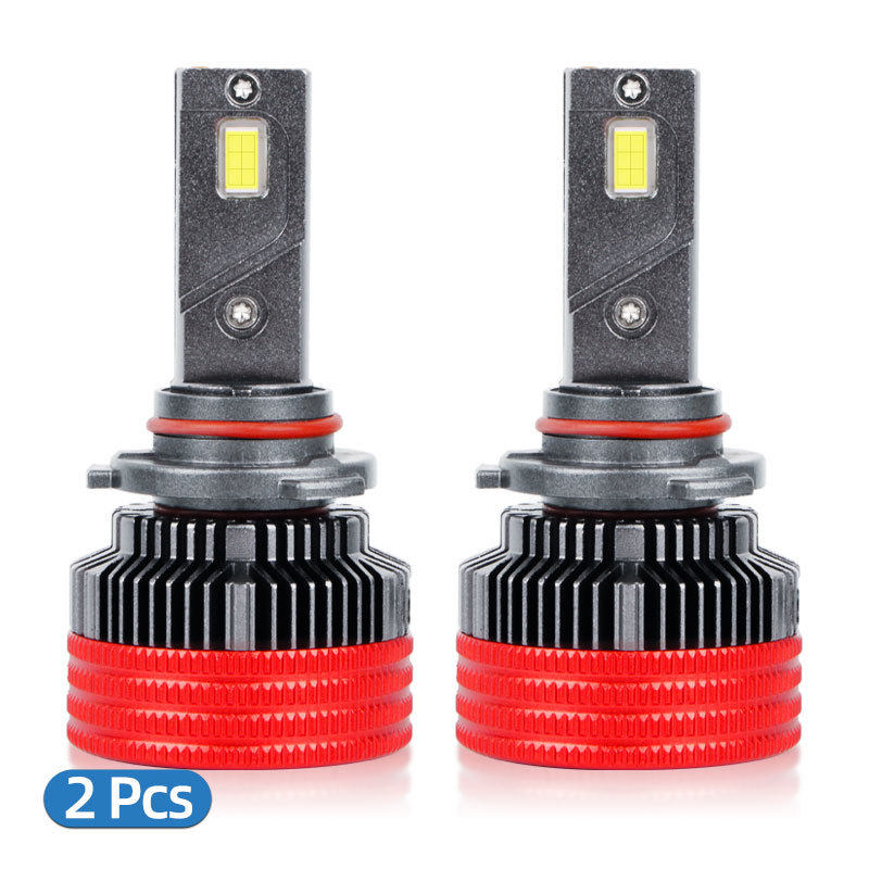 K12汽车LED大灯6000K超亮150W大功率12V灯泡H4远近一体H7双铜管车