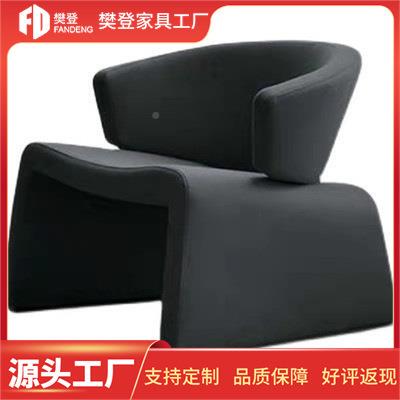 代简极约客厅休闲沙发坐椅单人创式意设计师艺现术懒人89235意简