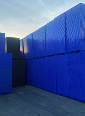 板新色料蓝1111塑料卡网格36脚托栈板车72604间周转叉车塑胶盘出