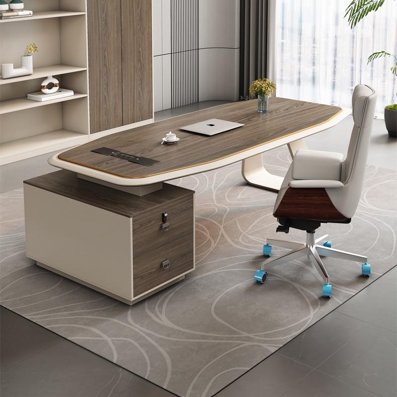 办办公桌老板桌小公室桌领导办公台简约理CC-025B现代老板办公桌