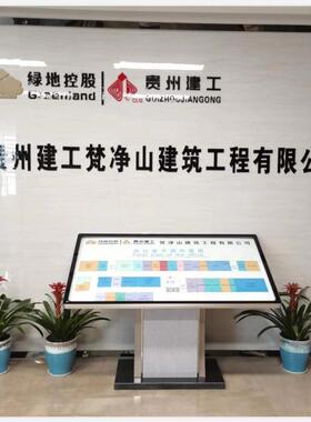 落地大堂导水向台图楼层索引牌导视牌户外广告立牌式牌87240总平