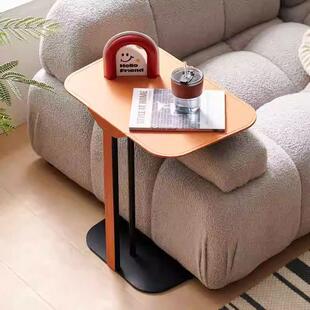 意马鞍皮边式马约鞍皮边几简厅沙发角几家用阳客台迷你茶几卧室床