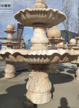 石雕喷泉球户外无品牌/院流水水大理石晚红欧式室内霞外流庭大型