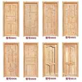 式 房间卧室 实木大门中仿古门窗实木门杉木原木门门室门内361套装