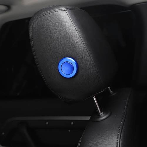 路虎2022卫士头枕按款键贴头e枕调节开关装饰卫士头枕贴defe-ndr