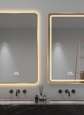 方智能镜光带框浴形室卫生镜间挂墙式触控感应带灯防82796雾酒店