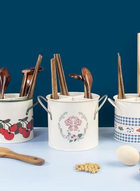 筷子篓置物架多能沥水筷TJS子笼家用功筷笼托筒筷厨房餐具勺子收