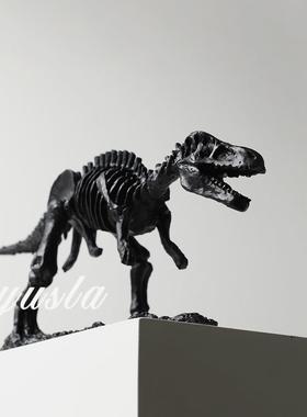 极简复龙防古摆件客厅恐视柜酒柜样板房NCM间古民宿办电公室软装