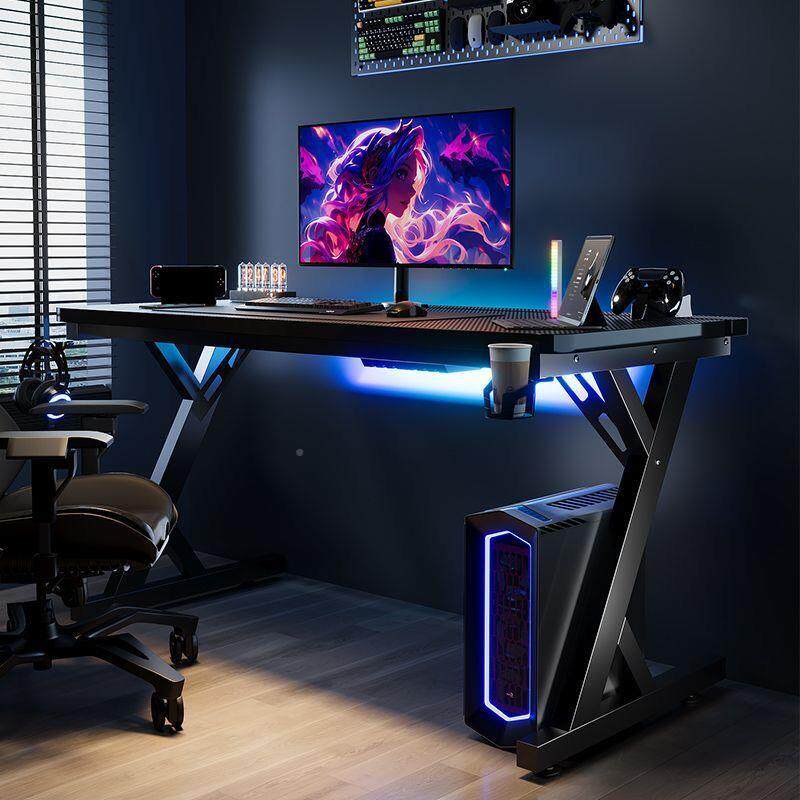 书电房台电脑竞桌工碳纤式维家用卧室办公GAX桌子作台学生家用学