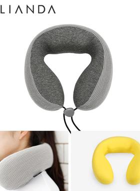 亚马逊热卖功能便飞机脖子携旅游记60464多忆棉形旅行户外午休u型