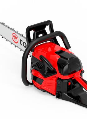 TPWO油E锯小型汽油电冲链锯便携式家用手持链条锯二程林业CN-6858