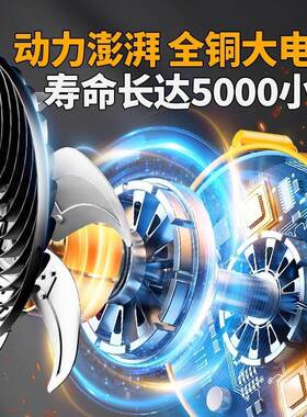 扇现工业风货工业电风扇大风力落扇工厂商用大功率圆地筒AL100671