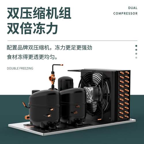 大柜冰柜商冰用卧式柜展大示柜冷藏TM648881冷冷冻容量冰柜