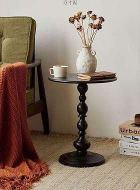 轻奢沙OFY发几客厅家小茶几边边桌复古角用几铁台艺床头置物阳小