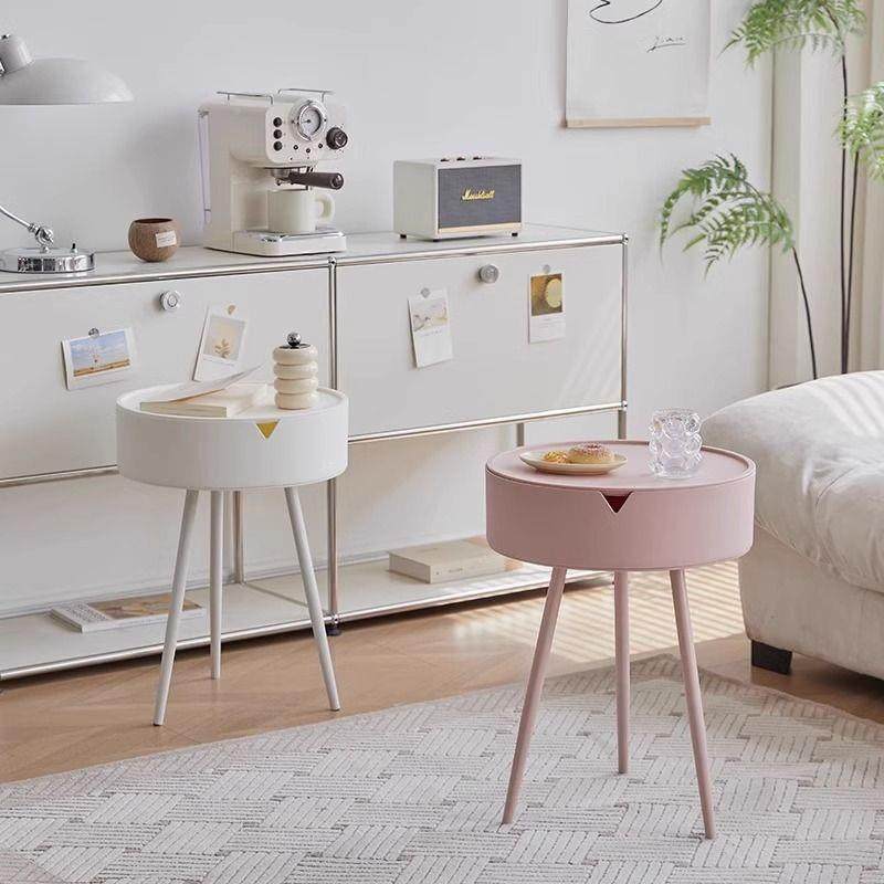 奶收油风OVL床头柜现代简几边几小茶卧室圆形迷你角几新款创意约,鲜花速递/花卉仿真/绿植园艺,其它园艺用品,淘宝优惠券,粉丝福利购,淘宝优惠卷