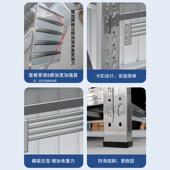 304不锈库钢货架层储用物架可调节商冷厨751房工多厂仓库仓储重型