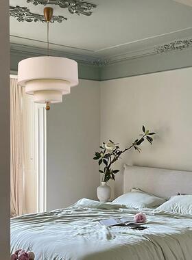 法式中古馨奶风卧室油灯吊灯复客厅餐厅灯简约极简温房FPG古间主