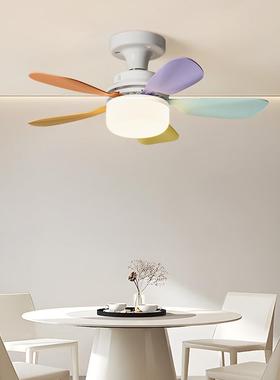 7螺口小风扇灯风跨E境小型扇灯厨房卧63316室2玄关小吊扇LED球泡