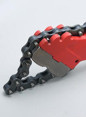 美式重型AB调10022388式链条可管钳扳手单双鄂链条钳拆链条卸扳/