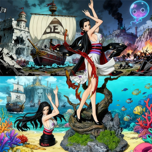 【升级涂装 48小时发货】 恶魔之子妮可罗宾 -40 厘米 手办摆件