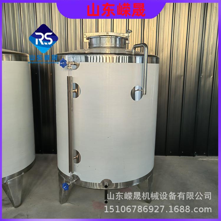 不锈钢洗洁精储存罐 304密封精油储液罐 双层保温储液罐