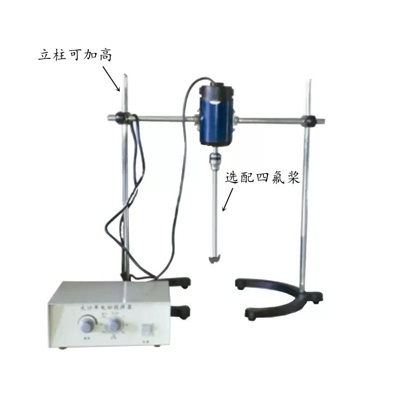 增力电动搅拌器100//00W大功率加高JJ-1实验定制多联数显加大