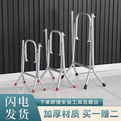 折叠桌支架桌腿桌腿圆餐桌长方形桌架加厚加粗桌子腿