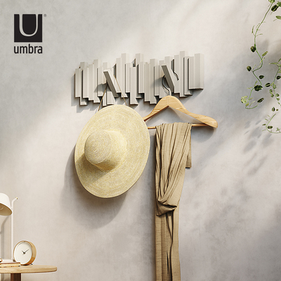 umbr 钢琴键挂衣架挂衣钩进门入户琴键挂钩壁挂式创意玄关衣帽架