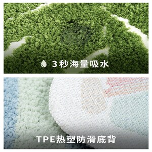 NZ健崎洗地毯卧室床边毯儿童房阅读区学习桌爱