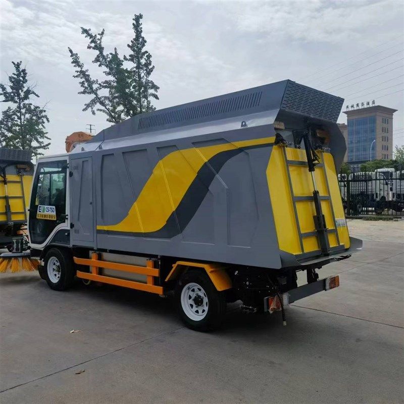 电动树叶收集路面扫车公园景点小区物业园区通用专用洒水扫路车