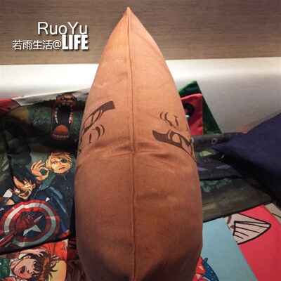 双面超大棉麻抱枕套60*85创意个性沙发靠垫床头靠枕特大腰枕靠垫