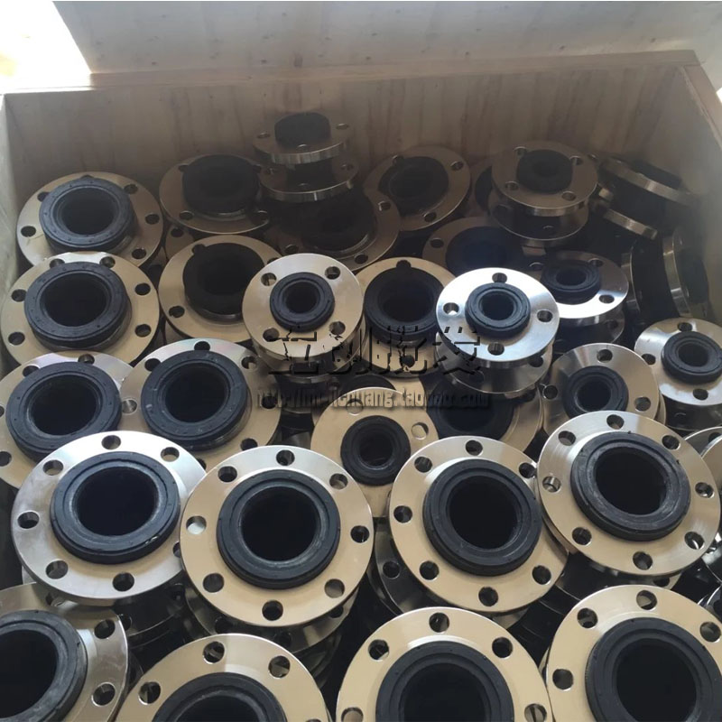 0不锈钢KXT软接头可曲挠法兰橡胶软管接头层峰减震器连接避震喉