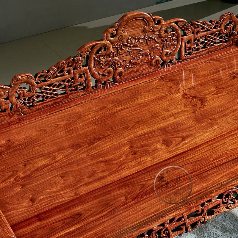 王木匠刺猬紫檀贵妃椅美人榻花梨木卧室单人床懒人休闲椅实木中式