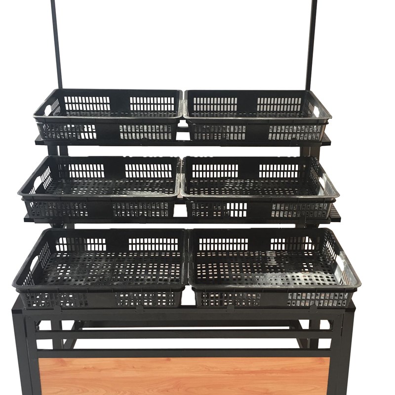 新款超市果菜架水果蔬菜架超市蔬菜水果货架多功能水果展示架生鲜