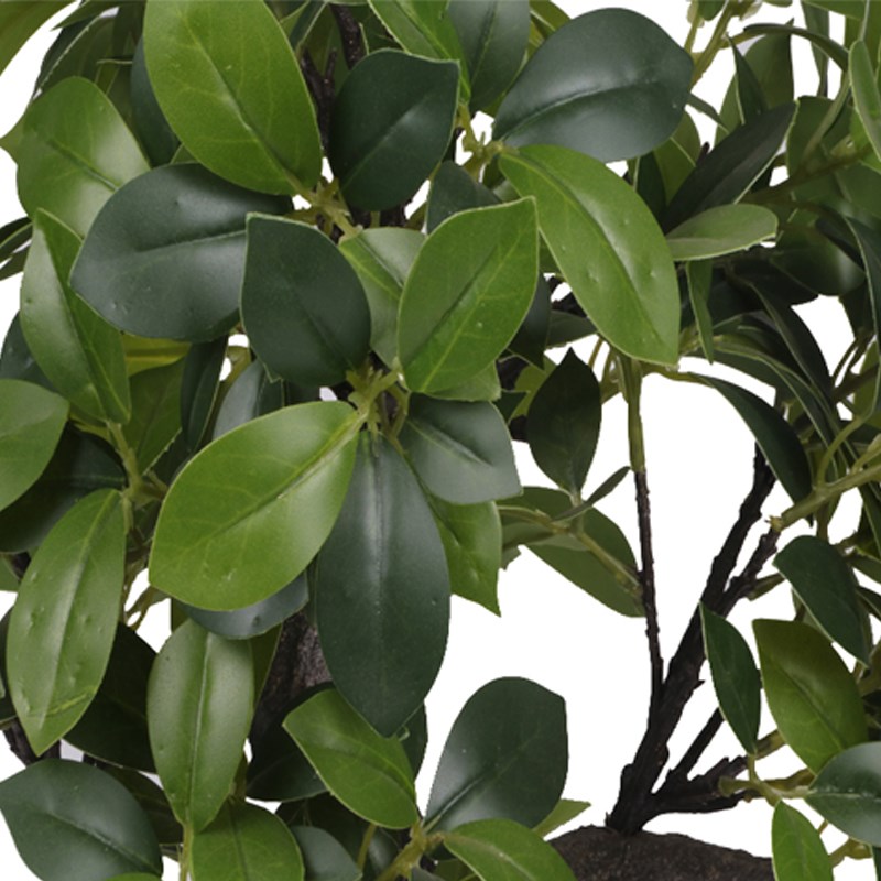 仿真迷你榕叶桌摆盆栽米盆景小叶榕胶榕装饰假树爆款直销