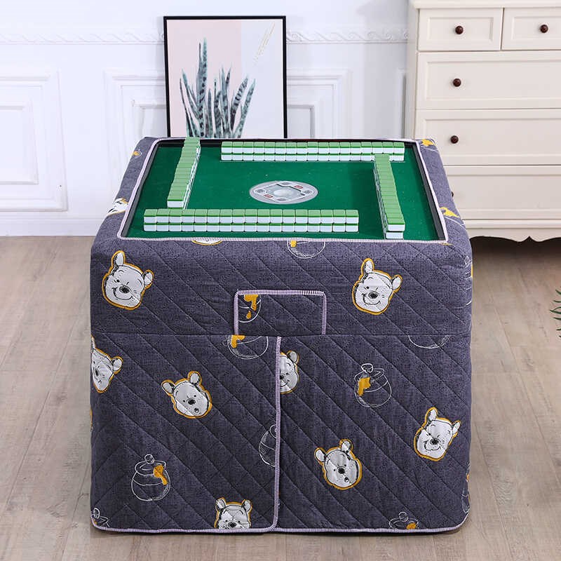 麻将机桌布盖布烤火罩麻将罩全包围正方形电炉罩取暖桌烤火被