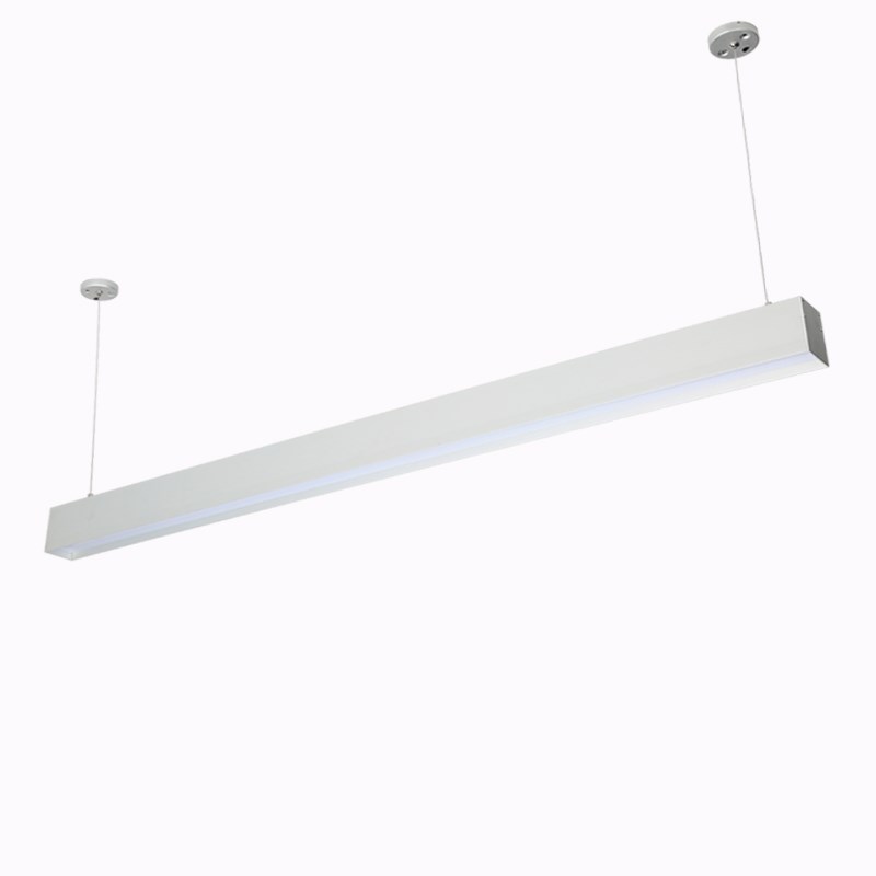 定制办公室长条吊灯教室超市灯现代简约铝材方通长方形条形led灯