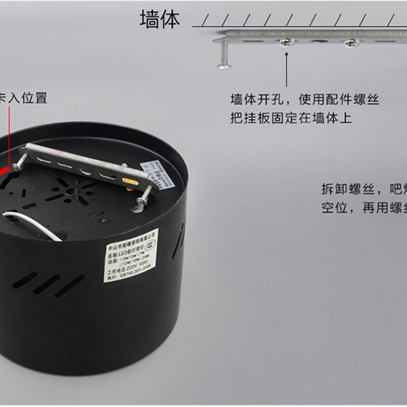 明装筒灯 led筒灯工程客厅过道天花灯寸5寸寸寸店铺筒灯免孔