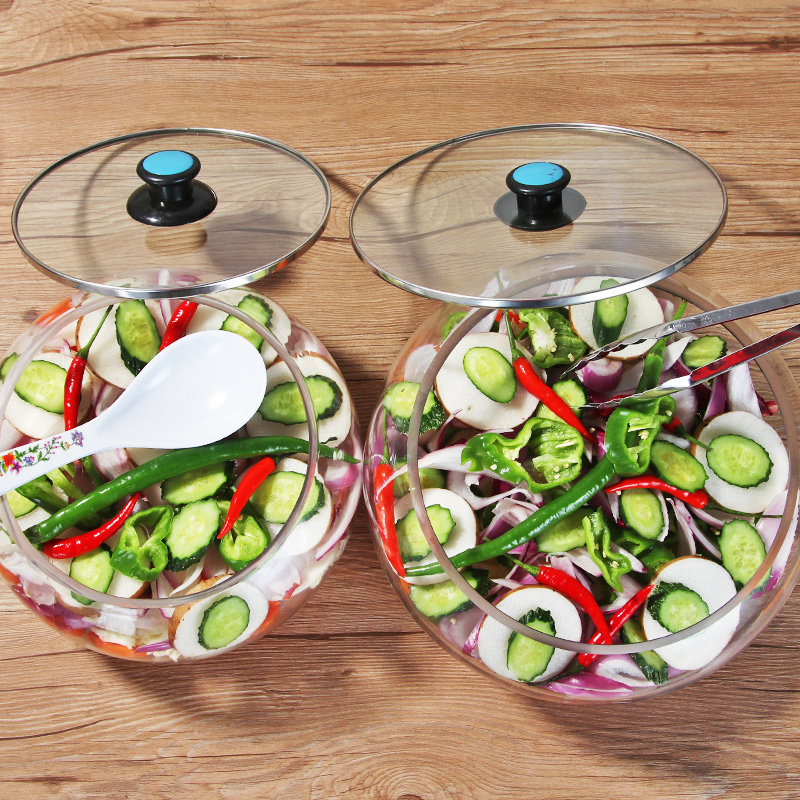 加厚泡菜坛子咸菜缸酸野缸玻璃酱菜缸酱咸菜盆咸菜罐子超市,厨房/烹饪用具,密封罐,淘宝优惠券,粉丝福利购,淘宝优惠卷