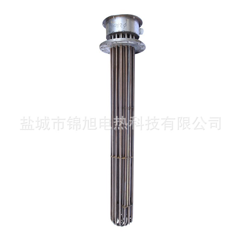 不锈钢法兰加热管空气加热管防干烧水箱加热管工业油罐水箱加热管