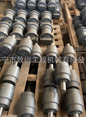 挖掘机支重轮勾机托链轮驱动轮引导轮链轨履带挖掘机履带底盘件