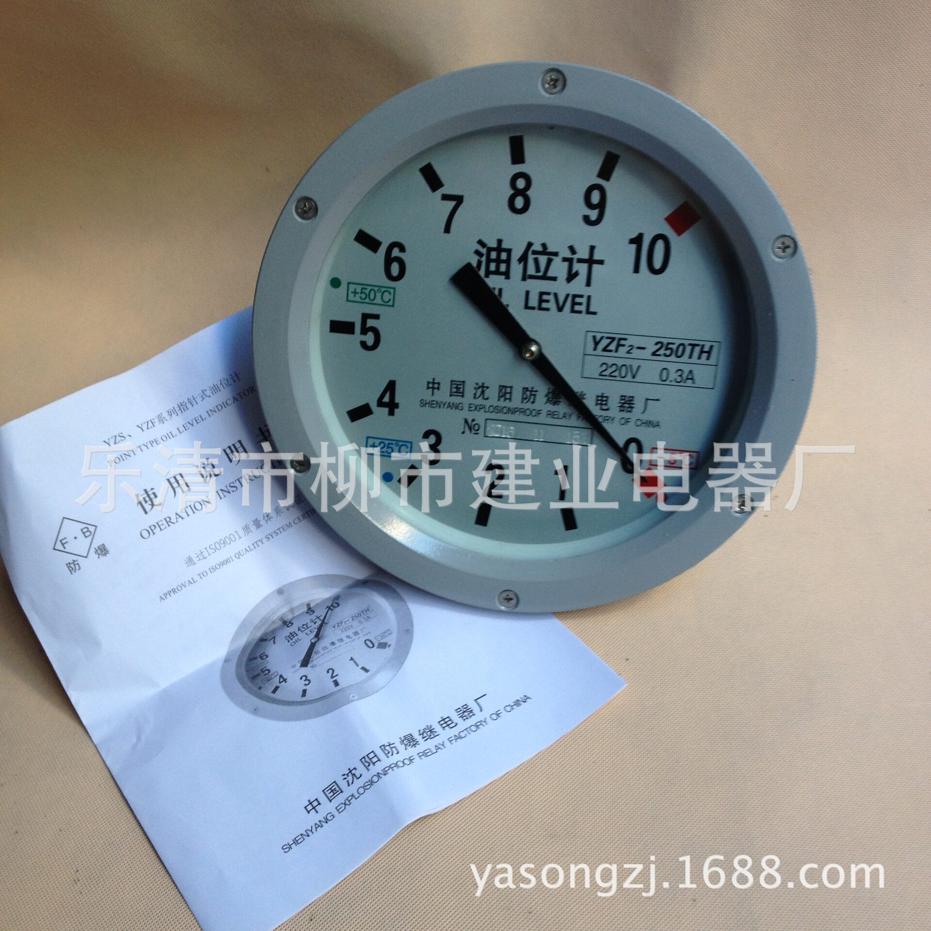 YZF2-250TH 变压器储油柜指针式油位计 油枕油位仪图片