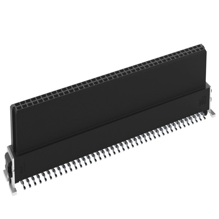 德国ERNI154721PCB连接器1.27mm垂直母型80pin数据传输率3Gbit/s
