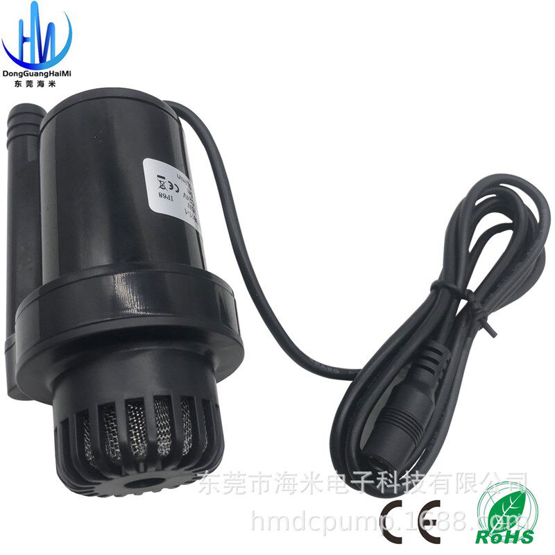 东莞厂家直供安全环保低压直流无刷户外野营淋浴潜水泵12V24V