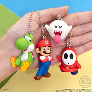 模玩*预售食玩超级玛丽马里奥MARIO路易吉耀西幽灵吊饰包包挂件