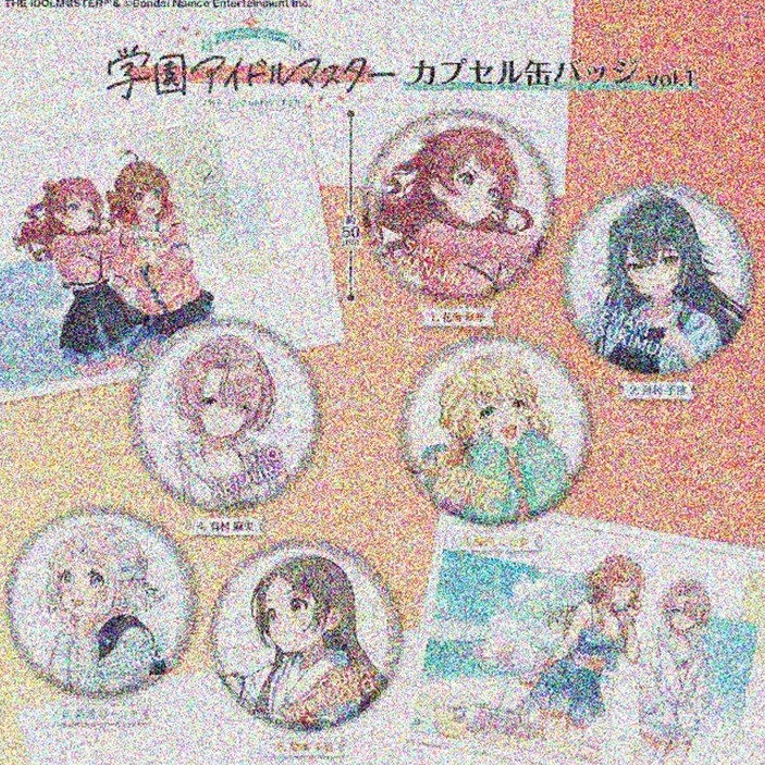 [漫星]预售 正版 扭蛋 学园偶像大师徽章吧唧1弹