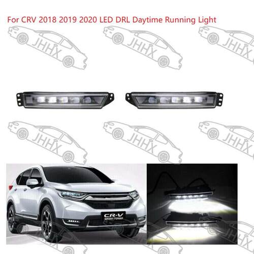 CRV 2017 2018 2019 2020前保险杠LED前雾灯杠灯总高配